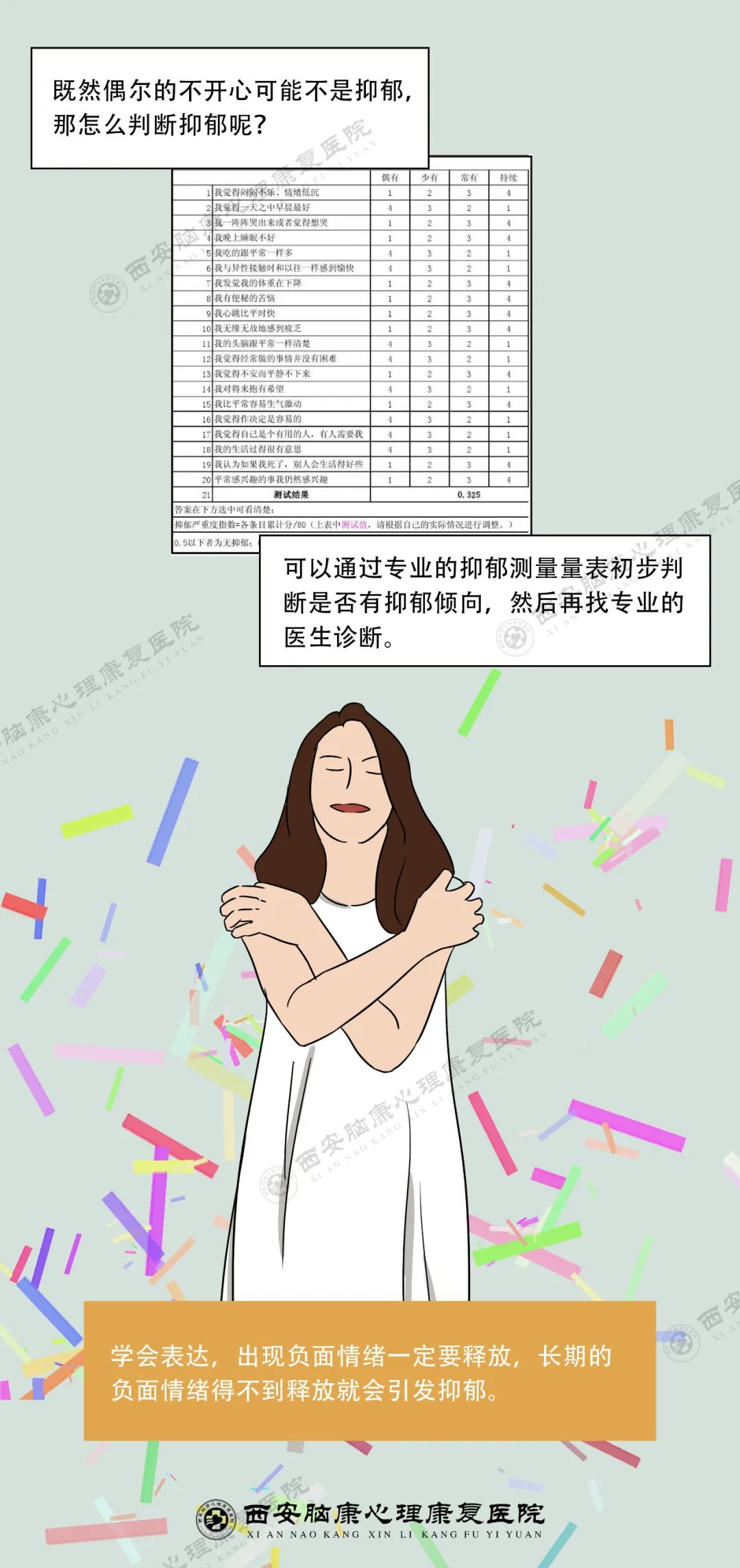 心理漫画丨平时嘻嘻哈哈的人竟然抑郁了